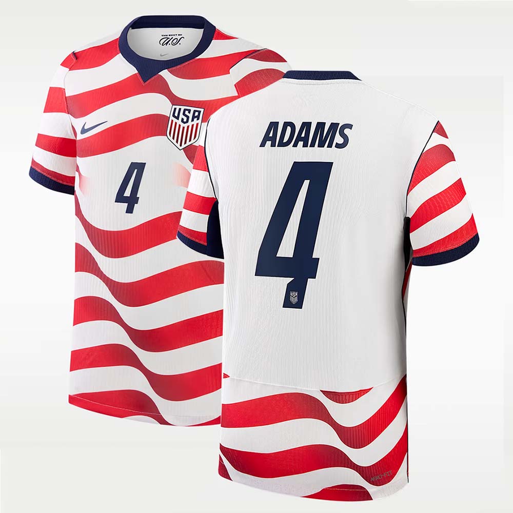 Weston McKennie USMNT 2026 World Cup Home Soccer Jersey - Stadium Replica - Final Third Kit