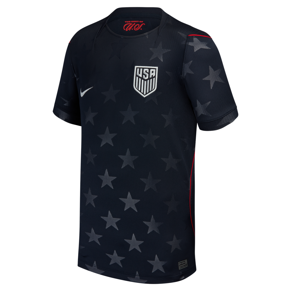 USA 2026 World Cup Away Kids Stadium Replica Jersey front view