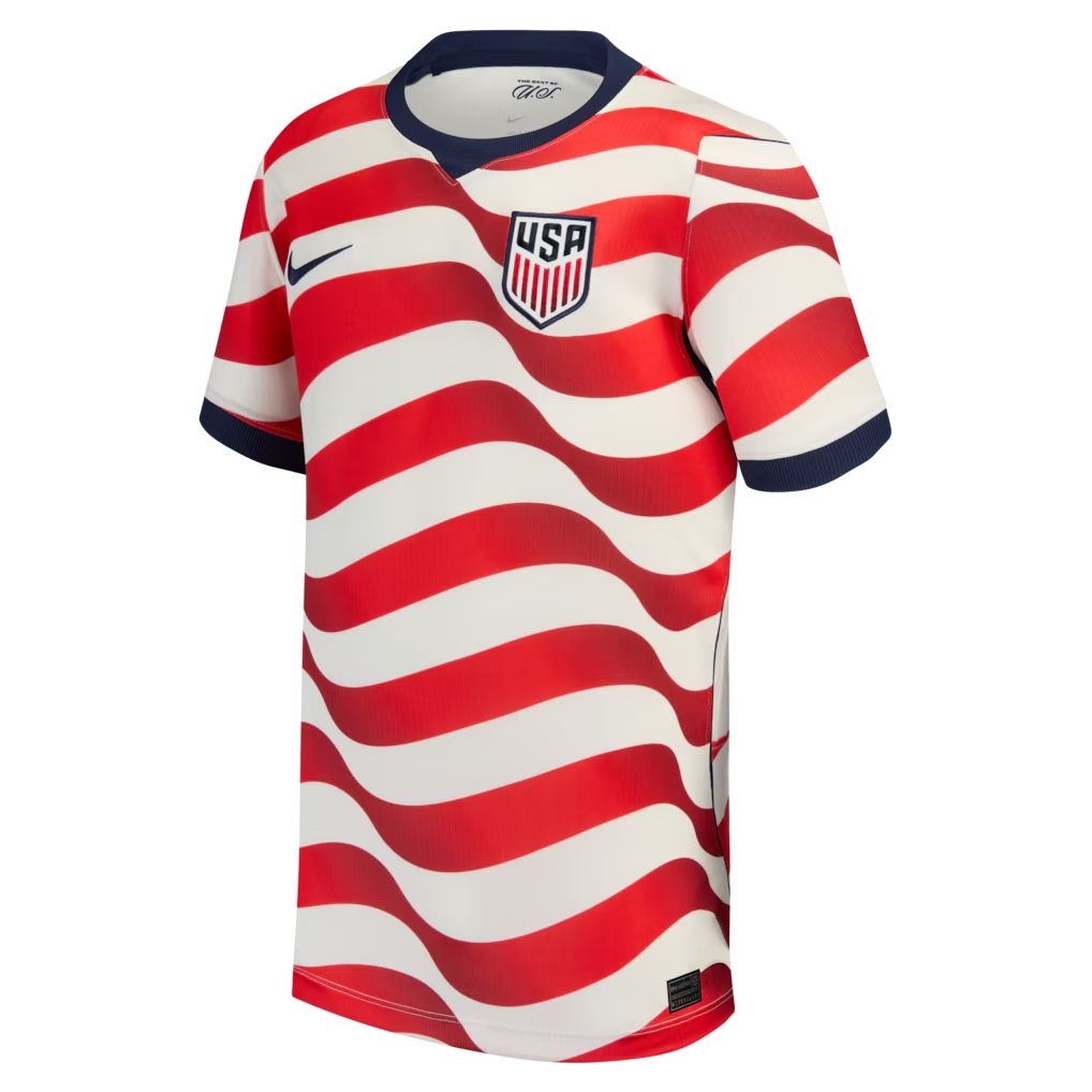 USMNT Nike Youth 2026 Home Stadium Replica Jersey front view