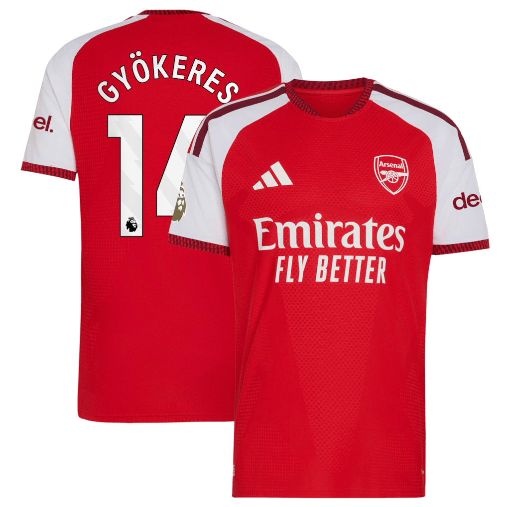 Arsenal 2026/27 Home Match Authentic Jersey - Gyökeres