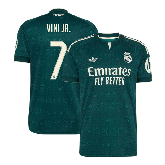 Vini Jr. Real Madrid 2026/27 Away Replica Jersey - Green
