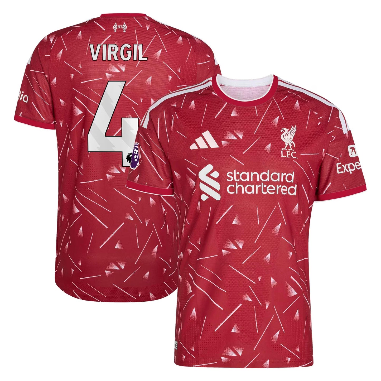Liverpool 2026/27 Home Match Authentic Jersey - Van Dijk #4
