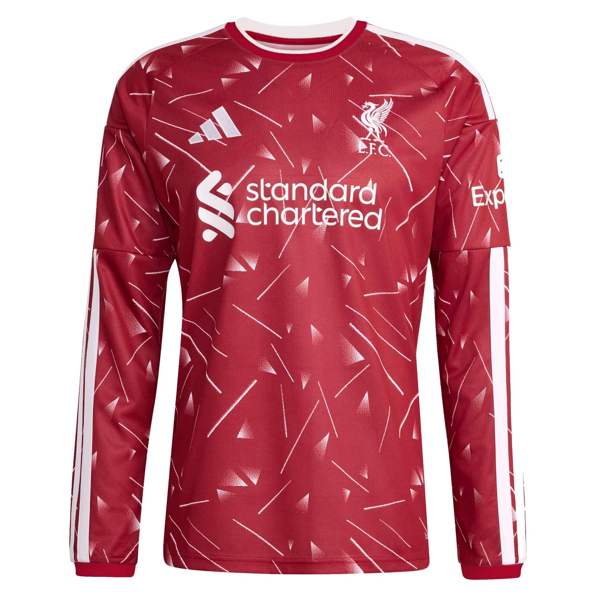 Liverpool 2026/27 Home Stadium Replica Long Sleeve Jersey - Van Dijk #4 front view