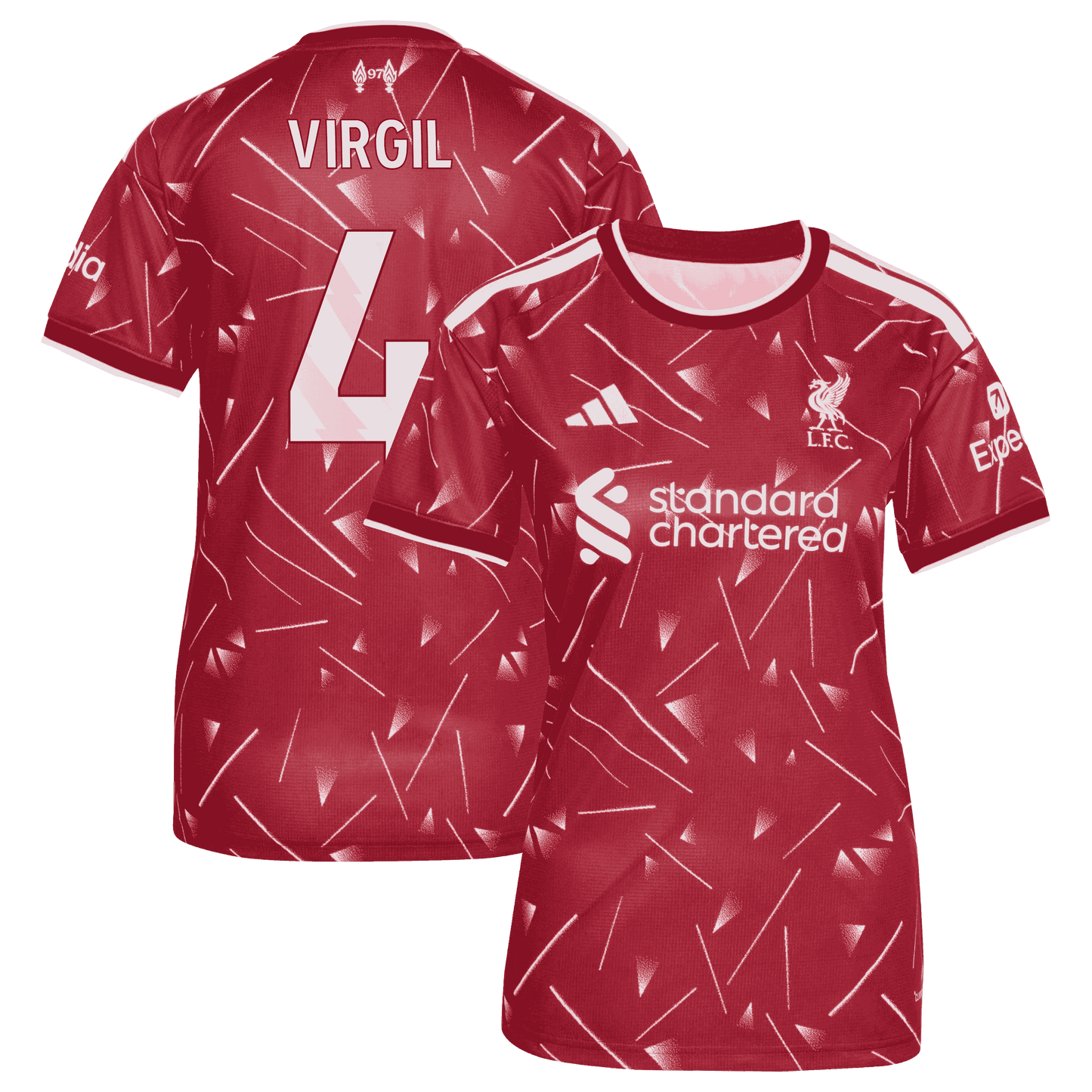 Liverpool 2026/27 Home Women's Stadium Replica Jersey - Van Dijk #4