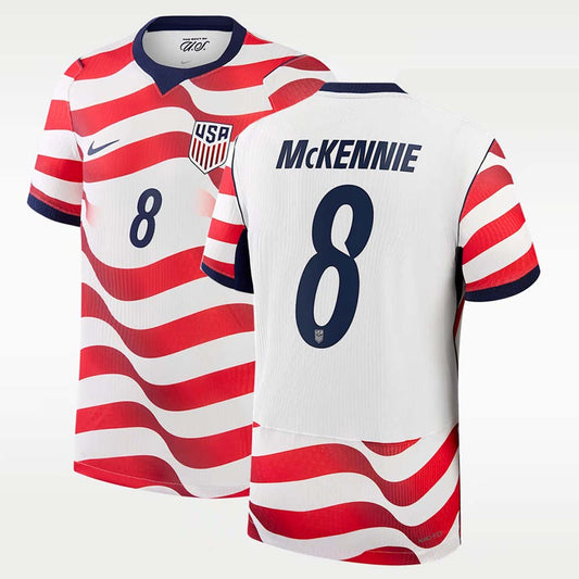 Weston McKennie USMNT 2026 World Cup Home Soccer Jersey - Stadium Replica - Final Third Kit