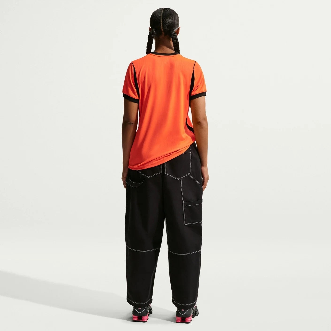 Women's Netherlands 2026 World Cup Home Stadium Replica Jersey back view