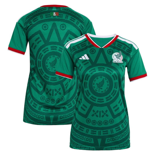 womens adidas green mexico national team home replica jersey