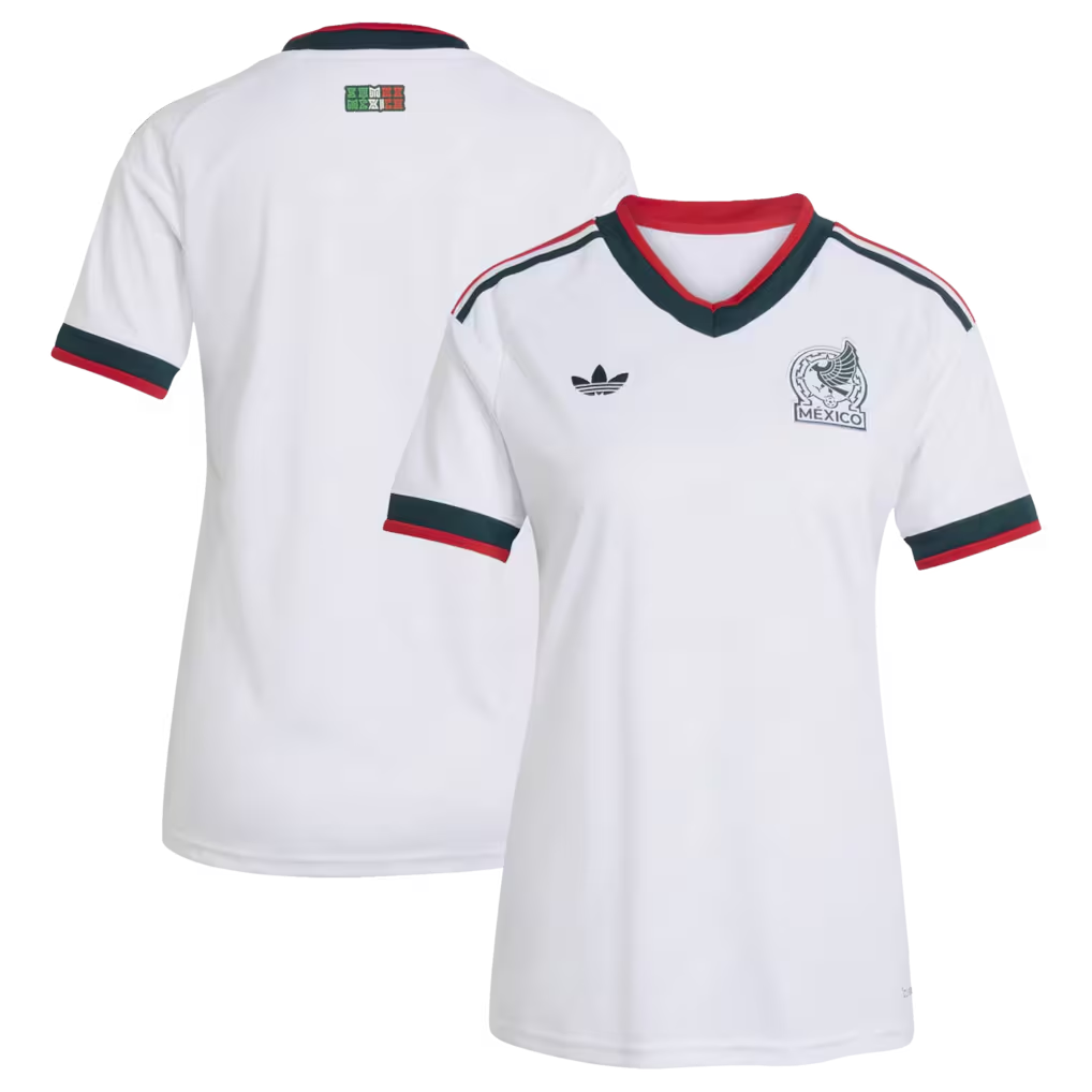 womens adidas white mexico national team away replica jersey