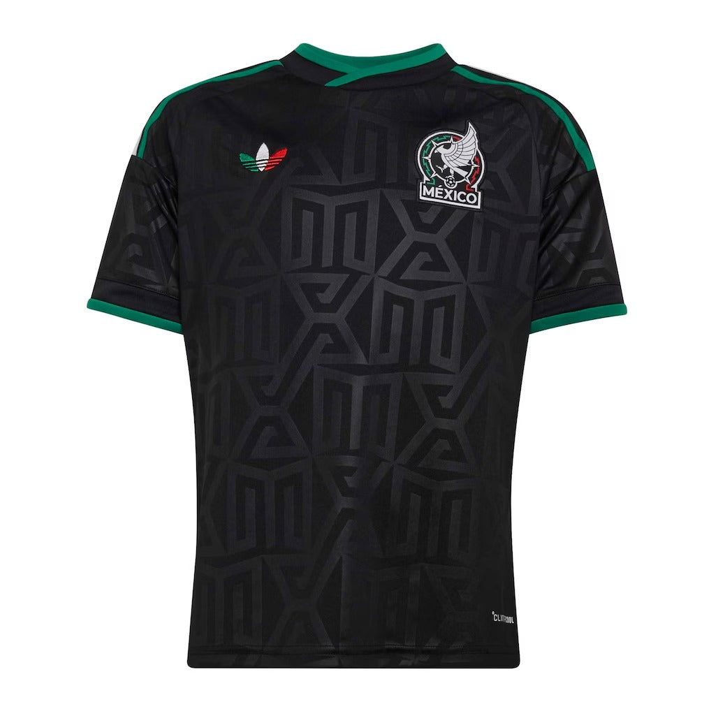 Mexico national team 2026 third black soccer jersey for kids
